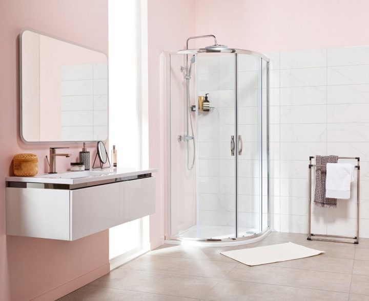 Angle De Douche 90X90 1/4C 'malta' serapportantà Cabine De Douche Bricoman