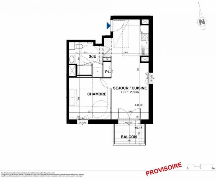 Appartement N°01B601 Le Flore : T2 De 43 M² À Rennes(35) à Lmnp Rennes