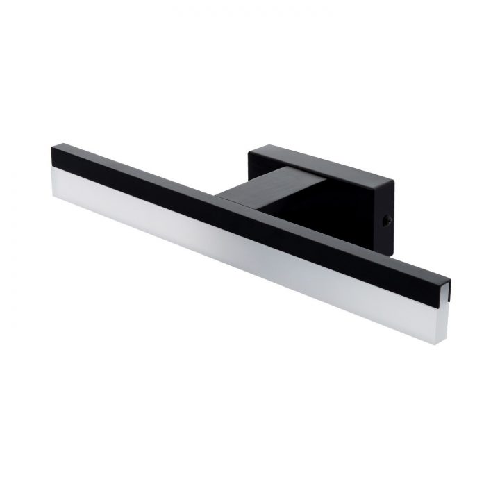 Applique Led 7W Noire Ip44 Miroir Salle De Bain Barre 32Cm avec Néon Salle De Bain Applique Led 7W Noire Ip44 Miroir Salle De Bain Barre 32Cm avec Néon Salle De Bain