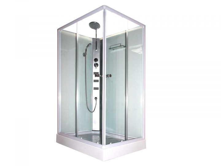 Aqualine Luna Cabine De Douche Complète 120X90X230 Cm Gauche intérieur Cabine De Douche Complete