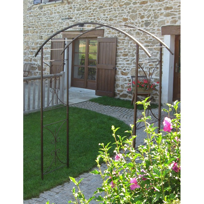 Arche De Jardin De Type Pont En Fer Vieilli Par Louis serapportantà Arche De Jardin En Fer Forgé Arche De Jardin De Type Pont En Fer Vieilli Par Louis serapportantà Arche De Jardin En Fer Forgé