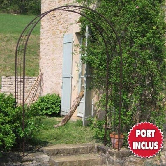 Arche Double D'Antan | Jardin Occitane | Pinterest encequiconcerne Arche De Jardin En Fer Forgé