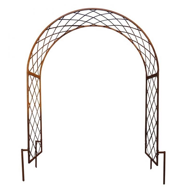 Arche Fer Rouille serapportantà Arche De Jardin En Fer