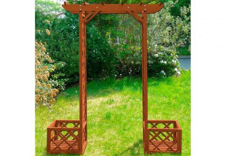 Arche Jardin Bois pour Arceau Jardin Castorama