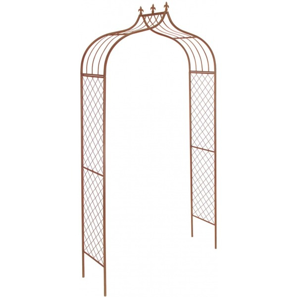 Arche Jardin En Fer Fleur De Lys intérieur Arche De Jardin En Fer