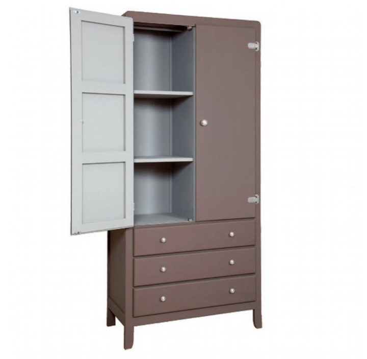 Armoire À 3 Temps – Taupe concernant Meuble Laurette Armoire À 3 Temps – Taupe concernant Meuble Laurette