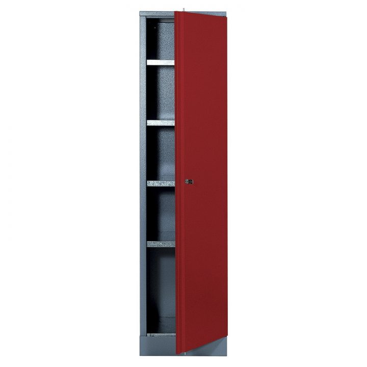 Armoire De Rangement En Métal Rouge Kupper 45.5 Cm 1 Porte avec Armoire De Jardin Leroy Merlin