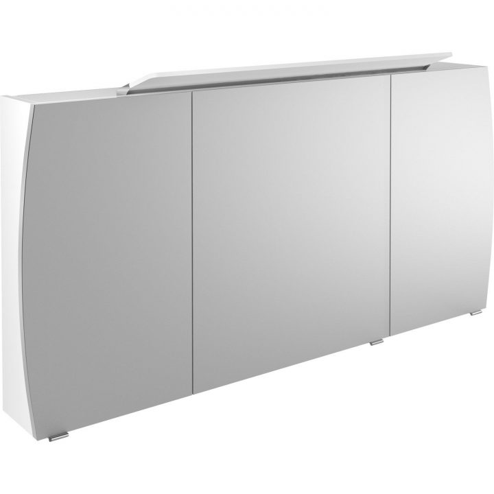 Armoire De Toilette Lumineuse L. 140 Cm, Blanc Image intérieur Armoire De Jardin Leroy Merlin