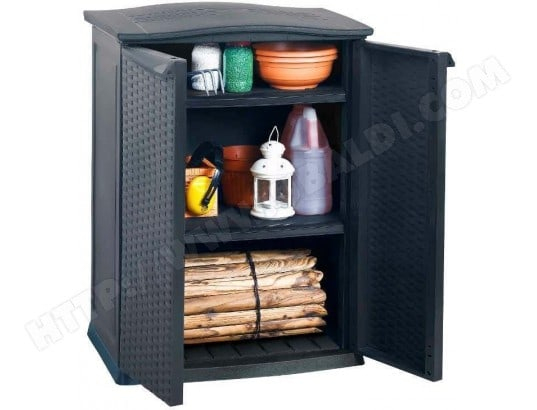 Armoire En Résine Basse De Jardin 250 Litres 70X50X92Cm à Armoire De Jardin Pas Cher Armoire En Résine Basse De Jardin 250 Litres 70X50X92Cm à Armoire De Jardin Pas Cher