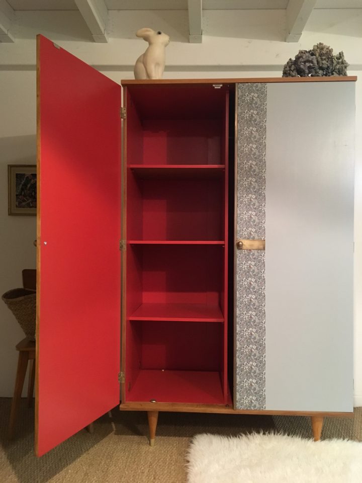 Armoire Vintage Carmen – Meubles Vintage Restaurés – Par avec Vintage Nantes