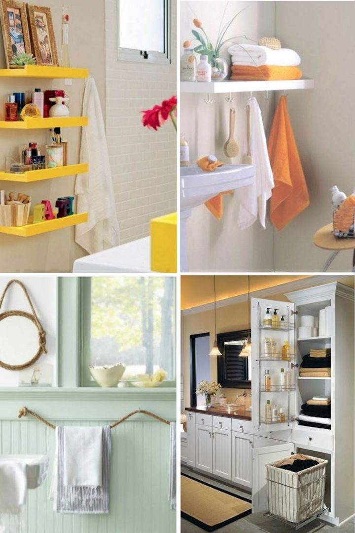 Astuce Rangement Salle De Bain- 15 Idées Modernes, Rétro Ou tout Idée Rangement Salle De Bain