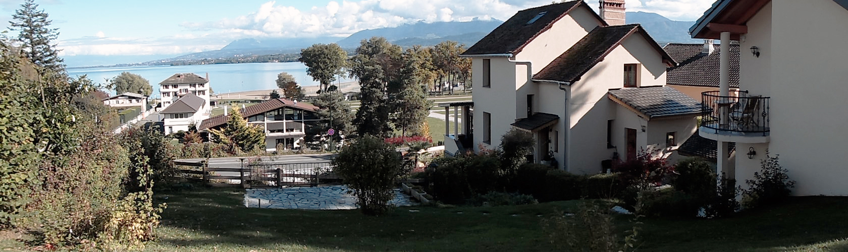 Au Bonheur Du Lac - Chambres D'hôtes - Bed And Breakfast pour Chambre D Hote Thonon Les Bains