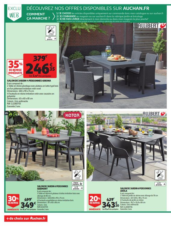 Auchan Offres Jardin Du 3 Au 9 Avril 2019 – Catalogue007 tout Catalogue Jardin Auchan