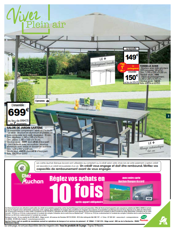 Auchan – Vivez Jardin | Cataloguespromo dedans Catalogue Jardin Auchan