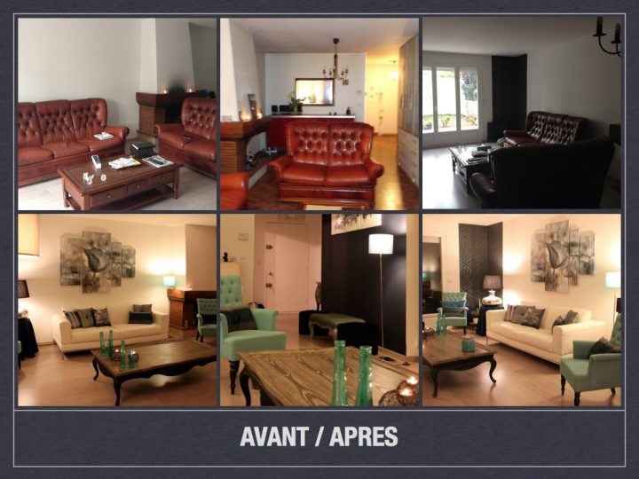Avant/ Après: Projet De Décoration Et D'aménagement D'espace intérieur Amenagement Salon Salle À Manger 30M2