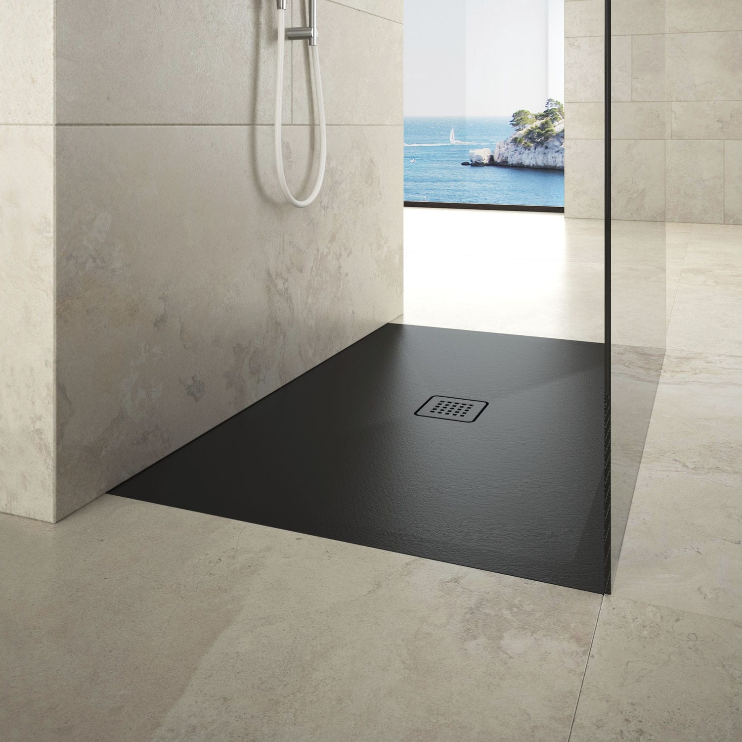 Bac À Douche Rectangulaire - Step - Scarabeo Ceramiche - En encequiconcerne Baque A Douche
