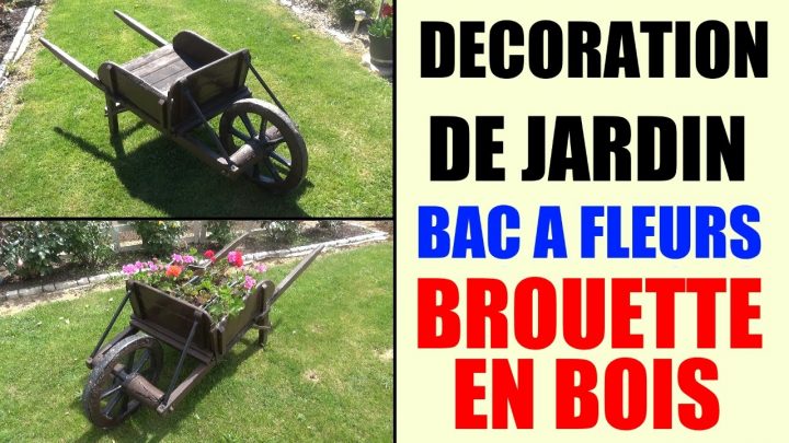 Bac À Fleurs Brouette En Bois – Idée Décoration De Jardin avec Idée De Génie Jardin Bac À Fleurs Brouette En Bois – Idée Décoration De Jardin avec Idée De Génie Jardin