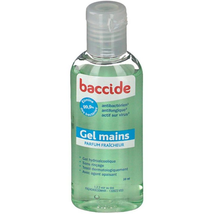 Baccide Gel Mains – Parfum Menthe – Shop-Pharmacie.fr dedans Gel Douche Antifongique