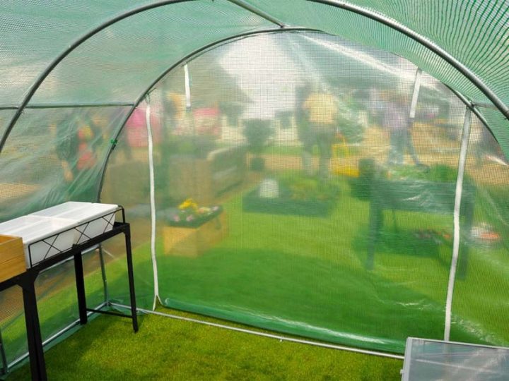 Bâche Armée Verte Pour Serre Tunnel 18 M² Lams à Bache Serre Jardin