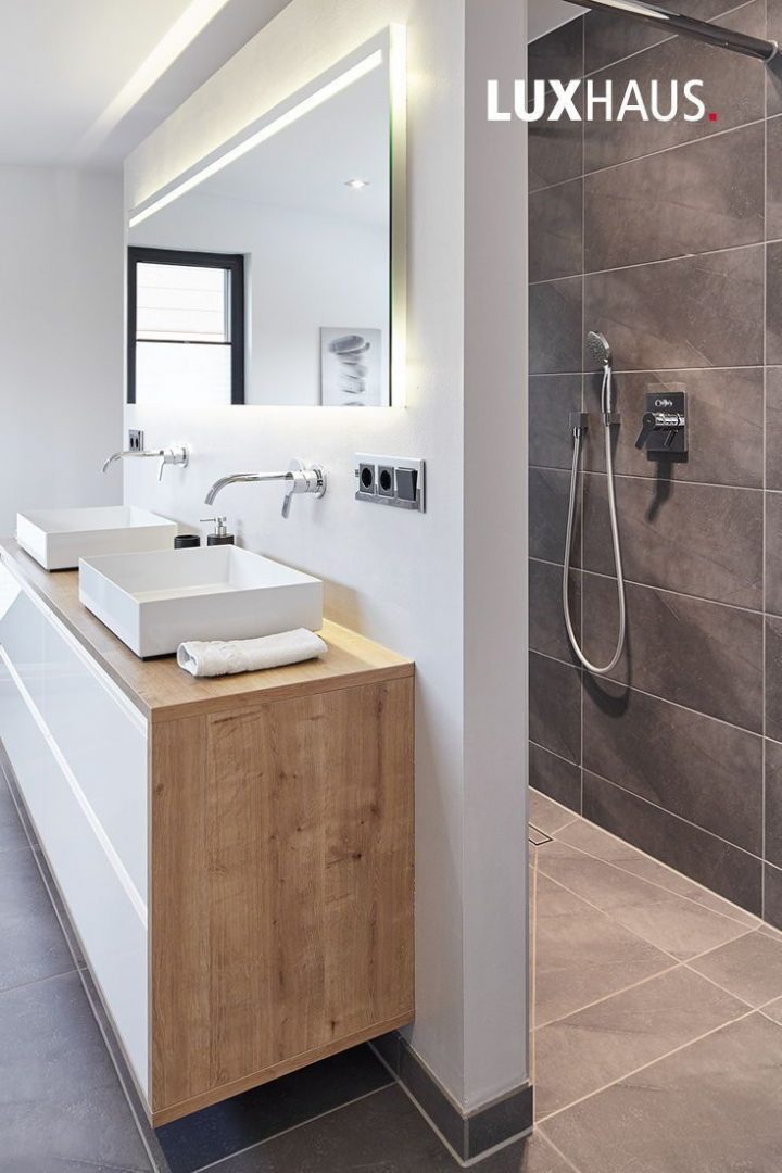 Badezimmer-Einrichtung In Grau Ein Badezimmer Mit Grautöne à Sall De Bain Badezimmer-Einrichtung In Grau Ein Badezimmer Mit Grautöne à Sall De Bain