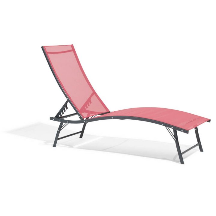 Bain De Soleil Bahia Pliant 5 Positions Rouge – Transat dedans Gifi Transat Bahia