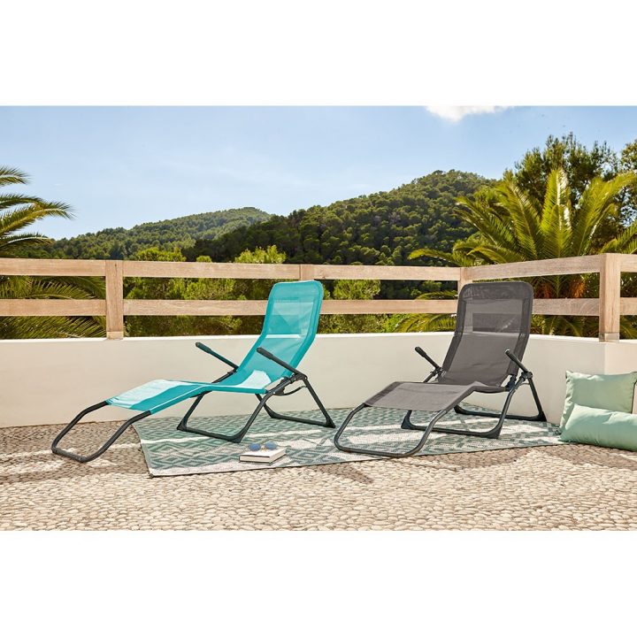 Bain De Soleil Playa Pliant 2 Positions Bleu Émeraude à Gifi Transat Playa Bain De Soleil Playa Pliant 2 Positions Bleu Émeraude à Gifi Transat Playa