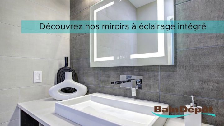 Bain Dépôt: Miroir De Salle De Bain À Éclairage Intégré Et Horloge à Miroir Salle De Bain Avec Éclairage Intégré Bain Dépôt: Miroir De Salle De Bain À Éclairage Intégré Et Horloge à Miroir Salle De Bain Avec Éclairage Intégré