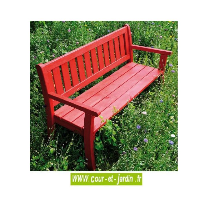 Banc De Jardin Bois Philadelphia – Banc Avec Dossier tout Banc De Jardin