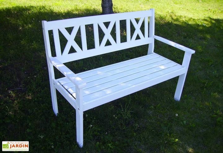 Banc De Jardin En Bois 120 Cm – Banc De Jardin En Bois 120 pour Banc De Jardin