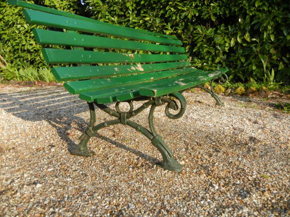 Banc De Jardin Fonte Et Bois pour Banc De Jardin En Fonte