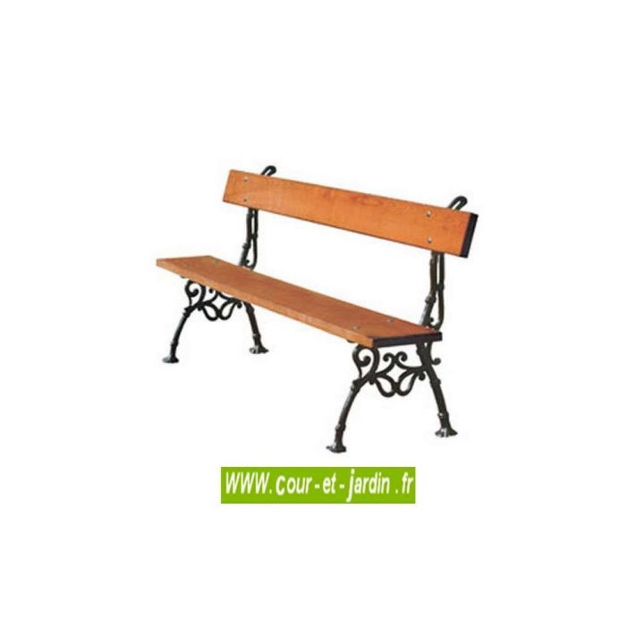 Banc De Jardin Fonte Et Bois: Provence – Banc Fonte pour Banc De Jardin En Fonte