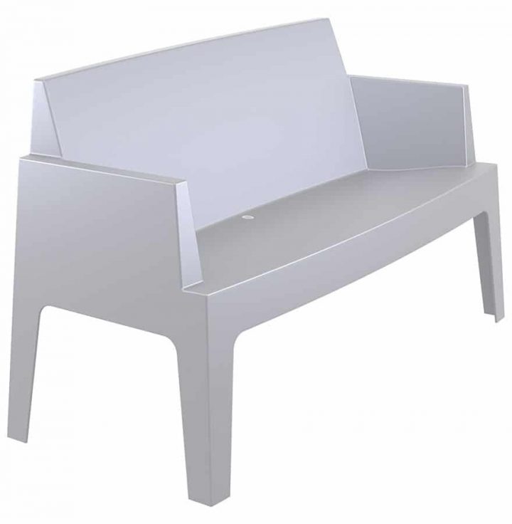 Banc De Jardin ´Plemo Xl´ Gris Clair En Matière Plastique dedans Banc De Jardin Plastique Banc De Jardin ´Plemo Xl´ Gris Clair En Matière Plastique dedans Banc De Jardin Plastique