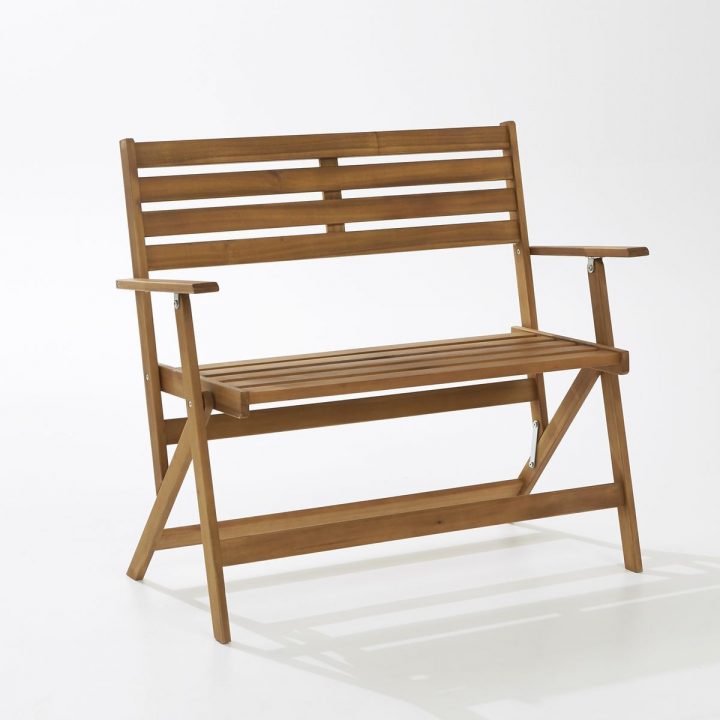 Banc De Jardin Pliant 2 Places – Taille : Taille Unique En dedans Banc De Jardin Castorama