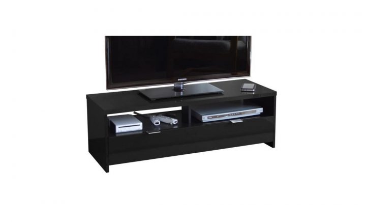 Banco Meuble Tv Contemporain Noir Brillant L 110 Cm concernant Meuble Tv 110 Cm Banco Meuble Tv Contemporain Noir Brillant L 110 Cm concernant Meuble Tv 110 Cm