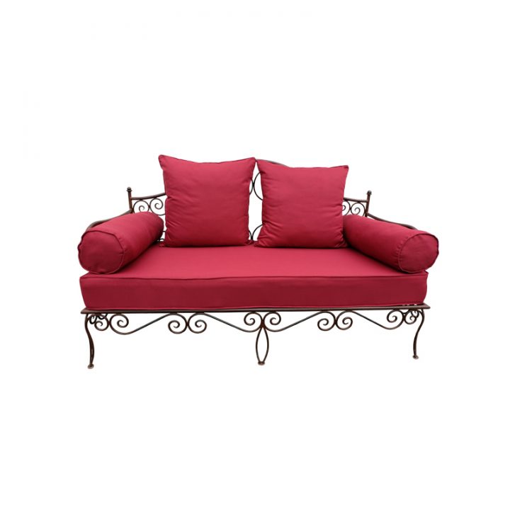 Banquette Fer Forge Achat Canapé Salon Jardin Avec Matelas pour Coussin Matelassé Pour Banquette