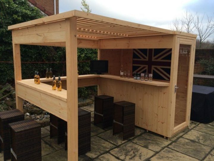 Bar De Jardin Diy En Bois | Exterieur | Bar Jardin intérieur Bar Extérieur En Bois Exotique