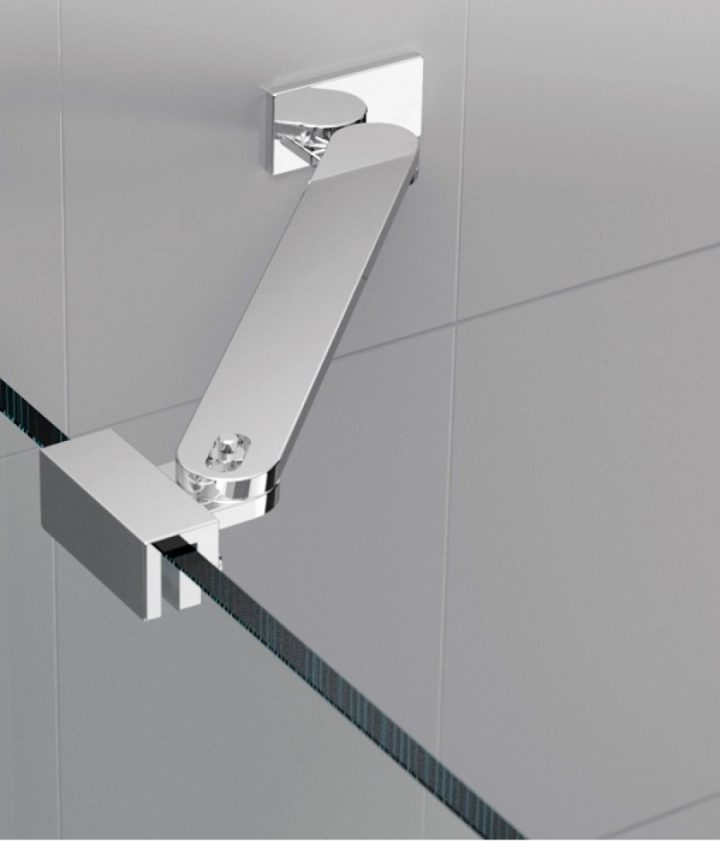 Barre De Renfort D'angle 25 Cm Pour Paroi De Douche Fixe avec Barre De Renfort Paroi De Douche