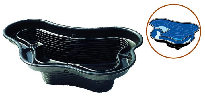 Bassin De Jardin Ubbink Préformé Calmus 145 L – Oogarden à Bassin De Jardin Préformé