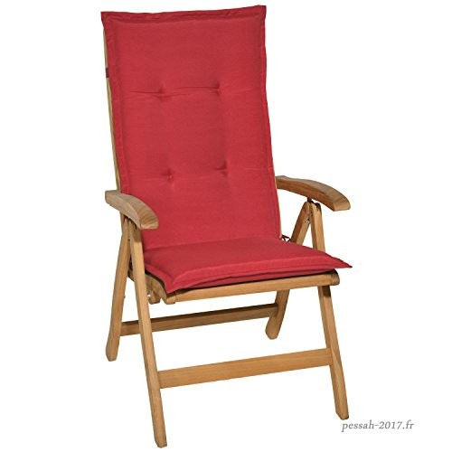Beautissu Matelas Coussin Pour Chaise Fauteuil De Jardin tout Coussin Fauteuil Jardin Haut Dossier