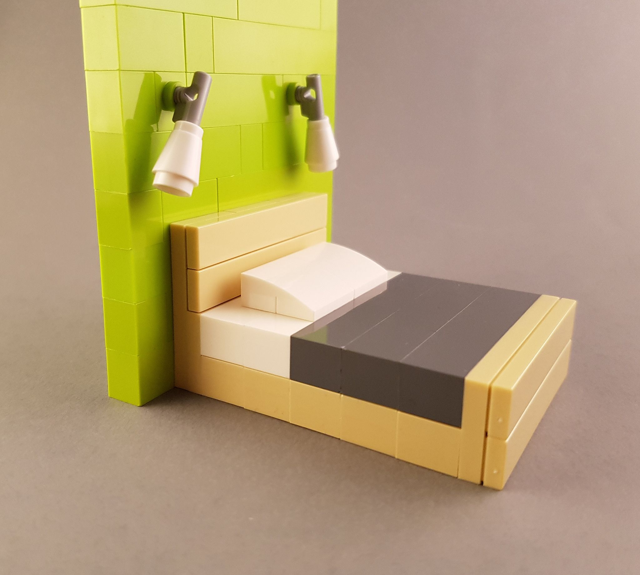 Bed Moc Inspired By Scandinavian Design Ii | Idées Lego encequiconcerne Meuble En Lego