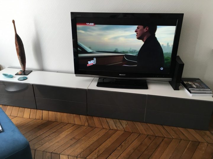 Besta Ikea destiné Meuble Tv Industriel Ikea