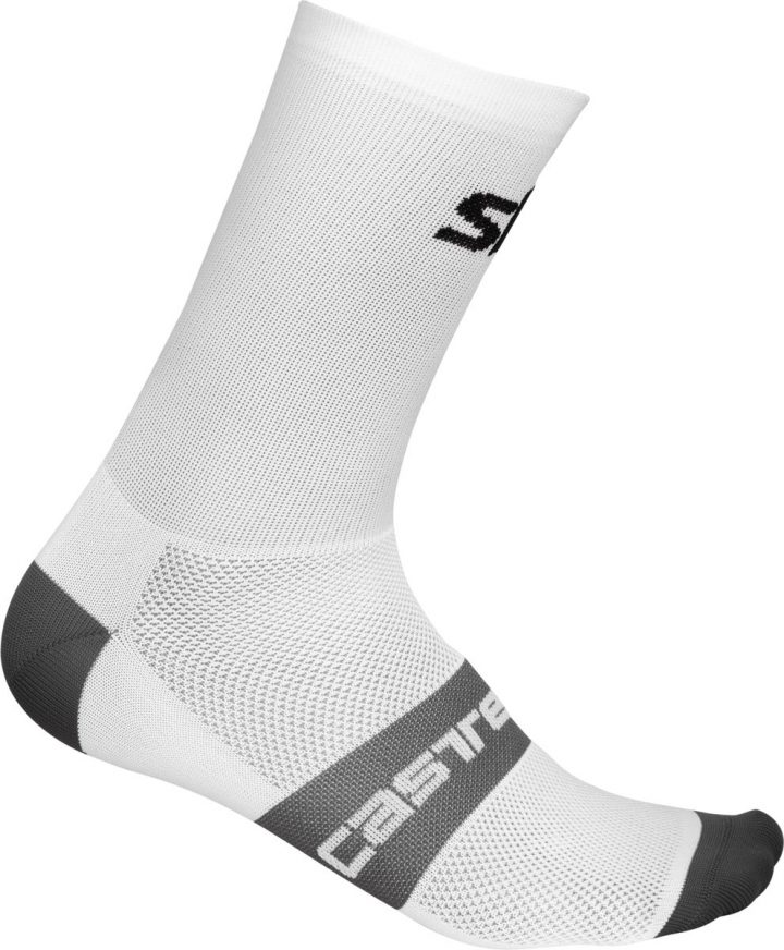 Bol | Castelli Team Sky Free 12 Fietssokken – Wit – Maat Xxl tout Pomo De Douche