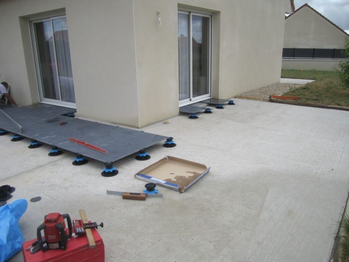 Bonjour, J'Envisage De Poser Moi-Meme 80M De Dalles Gres destiné Dalle Stabilisatrice Plot Terrasse