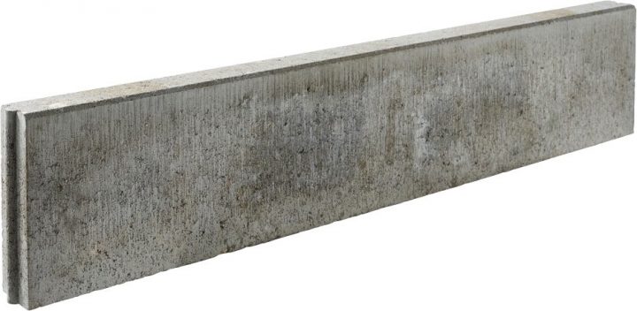 Bordure 100X20X5 Cm Grise | Bricoman pour Bordure De Jardin Beton