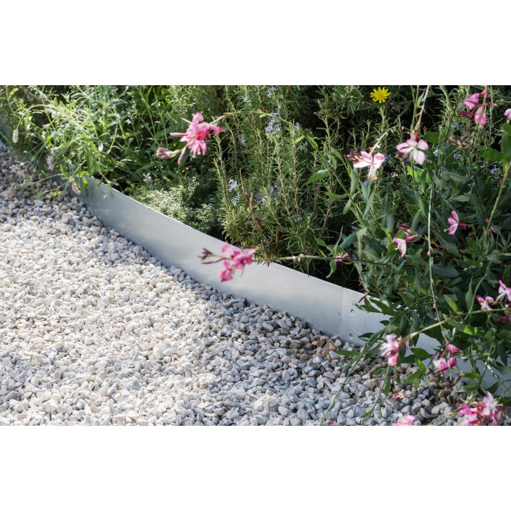 Bordure À Planter Acier Galvanisé Naturel, H.12 X L.99 Cm pour Bordure De Jardin Leroy Merlin