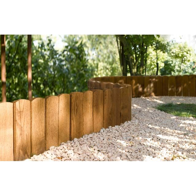 Bordure À Planter Bois Dune L.115 X H.15 Cm | Bordure Bois encequiconcerne Pierre Déco Jardin Castorama
