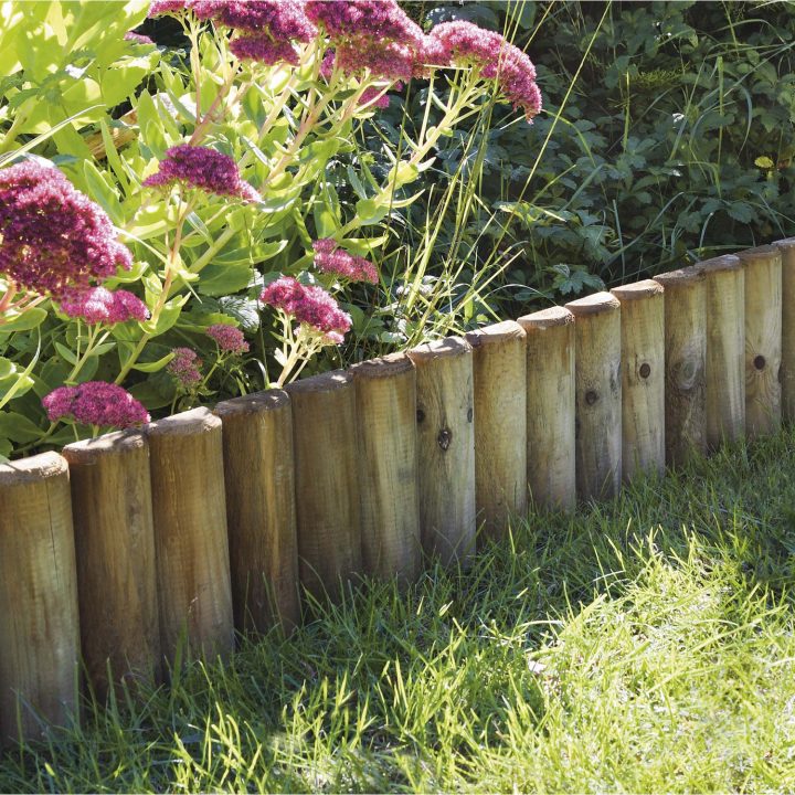 Bordure À Planter Pinède Bois Naturel, H.35 X L.112 Cm encequiconcerne Bordure Jardin Brico Depot