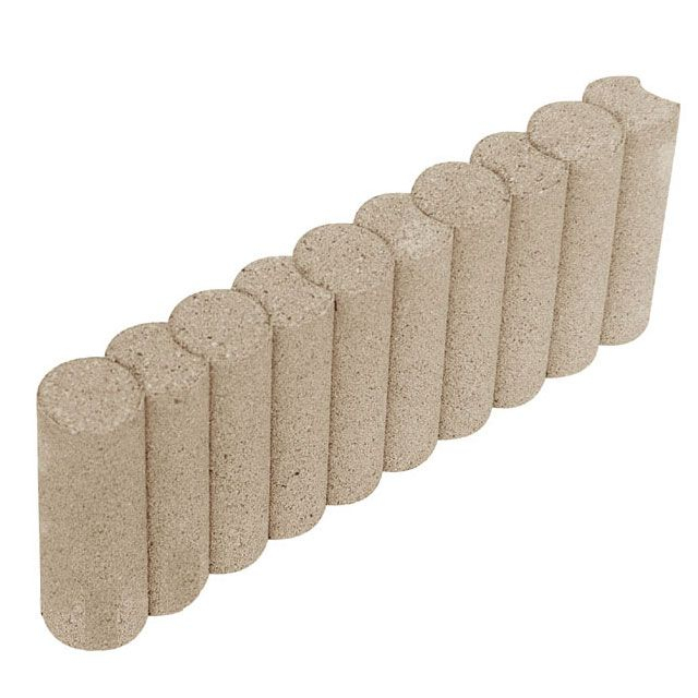 Bordure Colonnade Droite Sable 50 X 20 Cm, Ép.6,5 Cm avec Bordure Jardin Castorama