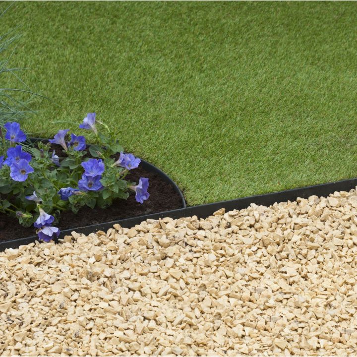 Bordure Complet Nature Polyuréthane Noir, H.12 X L.500 Cm tout Bordure Jardin Leroy Merlin