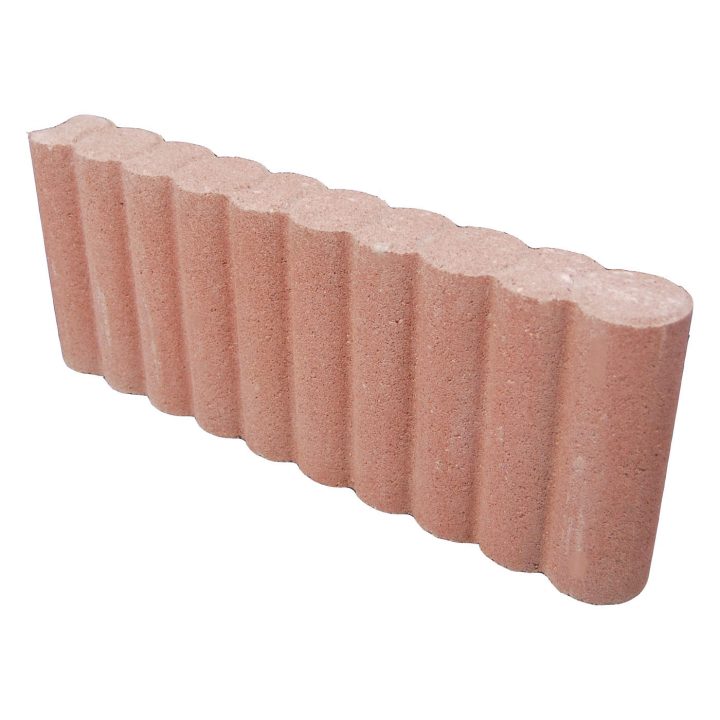 Bordure De Jardin Colonnade En Béton Pressé 50 X 6,5 X 20 dedans Bordure De Jardin Castorama
